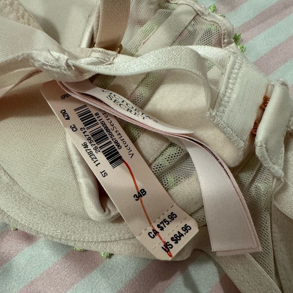 Wicked lattice embroidered rose bud unlined balconette bra - Picture 5 of 6